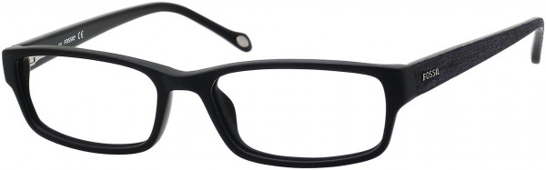 Fossil Calvin Eyeglasses, 01K6 Matte Black