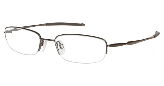 TuraFlex M890 Eyeglasses, BROWN/BROWN RUBBER SLEEVE (BRN)