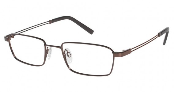 TuraFlex M893 Eyeglasses, BROWN (BRN)