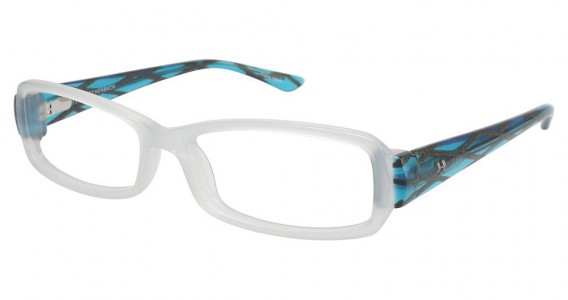 Humphrey's 583020 Eyeglasses, CLEAR WHITE/AQUA (80)