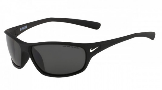 Nike RABID P EV0604 Sunglasses, (095) MATTE BLACK WITH GREY POLARIZED LENS