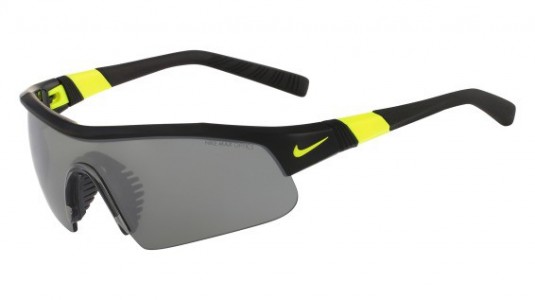 Nike SHOW X1 PRO EV0644 Sunglasses, 007 BLACK/VOLT/GRY W/SLVR FL OUTDR