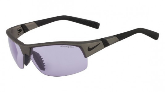 Nike SHOW X2 PH EV0672 Sunglasses, (006) METALLIC PEWTER WITH MAX TRANSITIONS GOLF TINT  LENS