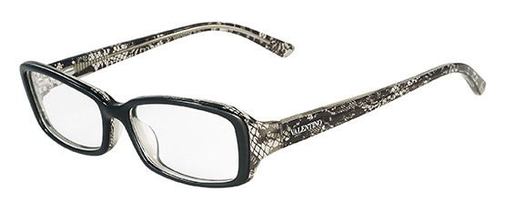 Valentino V2605 Eyeglasses, (023) BLACK/GREY