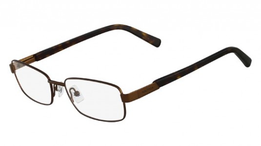 Nautica N7218 Eyeglasses, (006) SATIN BROWN