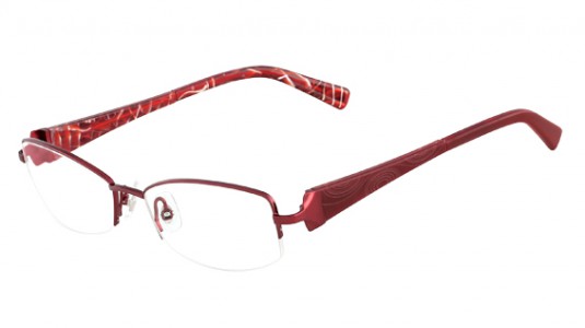 Marchon SECRETS Eyeglasses, 606 WINE WAVE