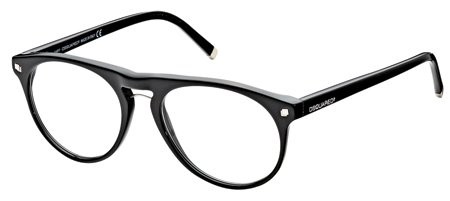 Dsquared2 DQ-5074 Eyeglasses, 001 - Shiny Black