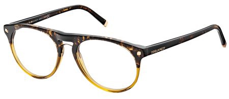 Dsquared2 DQ-5074 Eyeglasses, 003 - Black/crystal