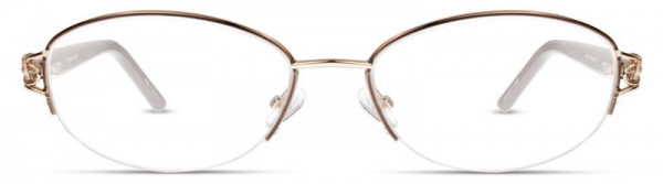 Cote D'Azur Boutique-154 Eyeglasses, 1 - Cocoa / Gold