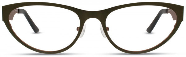 Cinzia Designs CIN-5006 Eyeglasses, 3 - Olive / Taupe