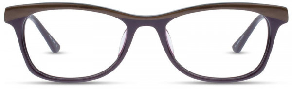 Cinzia Designs CIN-5005 Eyeglasses, 2 - Plum / Bronze