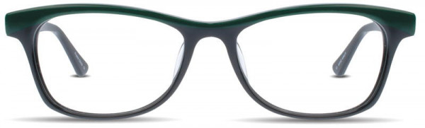Cinzia Designs CIN-5005 Eyeglasses, 3 - Black / Forest