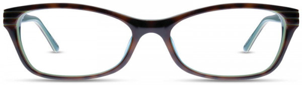 Cinzia Designs CIN-5002 Eyeglasses, 1 - Tortoise / Mint / Aqua