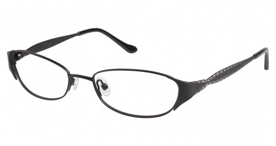 Lulu Guinness L735 Eyeglasses, BLACK (BLK)