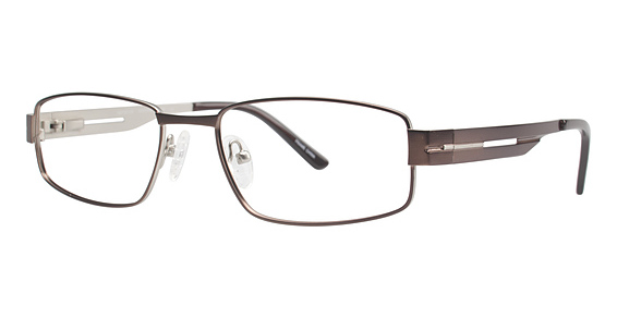 Dale Earnhardt Jr 6762 Eyeglasses, Brown/Silver