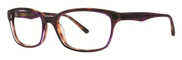 Vera Wang LUNA Eyeglasses, Plum Tortoise