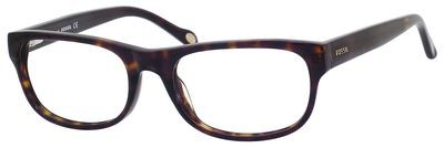 Fossil Claude Eyeglasses, 0086(00) Dark Havana