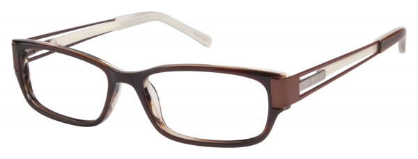 Ted Baker B856 Eyeglasses, Brown/Horn (BRN)