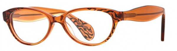Rough Justice Stylish Eyeglasses, Brown Tiger