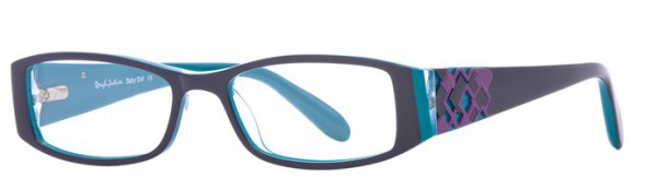 Rough Justice Baby Doll Eyeglasses, Blue Emerald