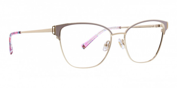 Vera Bradley Alyssa Eyeglasses, Botanical Paisley Pink