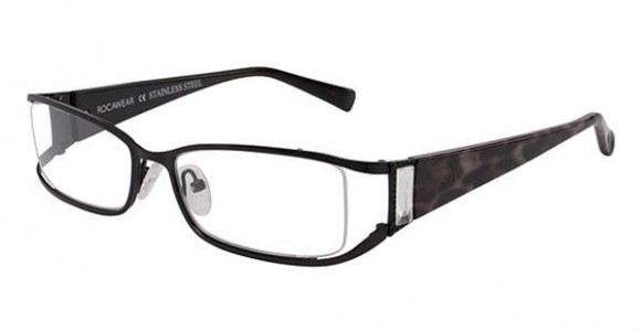 Rocawear R0211 Eyeglasses, BLK Black/Animal