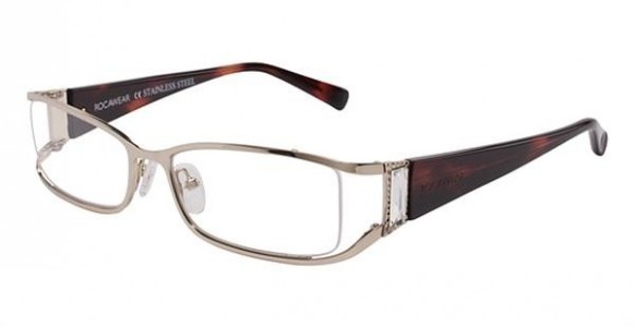 Rocawear R0211 Eyeglasses, GLD Gold/Tortoise