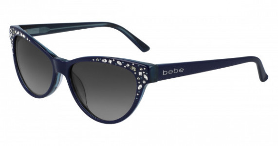 Bebe Eyes BB7024 Sunglasses, 400 Navy
