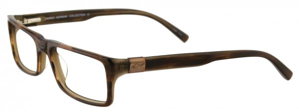 Greg Norman GN211 Eyeglasses, MARBLED BROWN