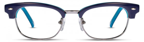 David Benjamin Hipster Eyeglasses, 2 - Navy / Turquoise