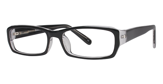 Enhance 3827 Eyeglasses, Black/Crystal