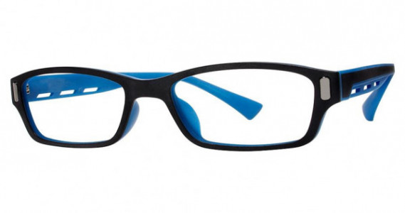 Modz Rockford Eyeglasses, matte black/blue