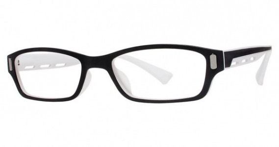 Modz Rockford Eyeglasses, matte black/white