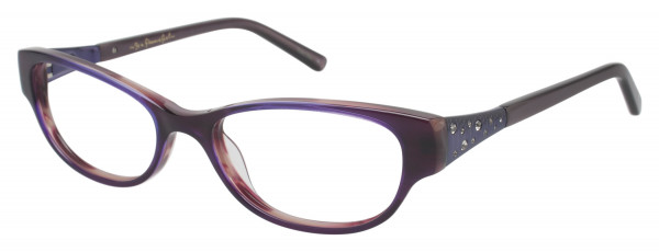 Lulu Guinness L844 Eyeglasses, Purple/ Tortoise (PUR)