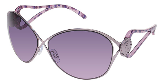 Baby Phat B1039 Eyeglasses, PUR Purple (smoke gradient vilot)