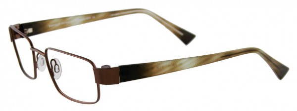 EasyClip EC259 Eyeglasses, SATIN BROWN