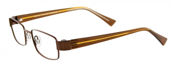 EasyClip EC256 Eyeglasses, SATIN BROWN