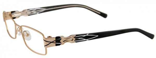 EasyClip EC251 Eyeglasses, SATIN GOLD