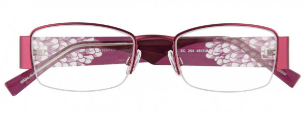 EasyClip EC254 Eyeglasses, 030 - Satin Cranberry