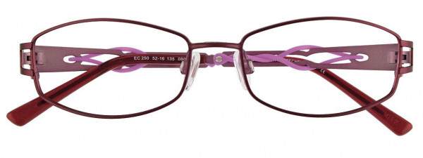 EasyClip EC250 Eyeglasses, 080 - Satin Dark Reddish Plum