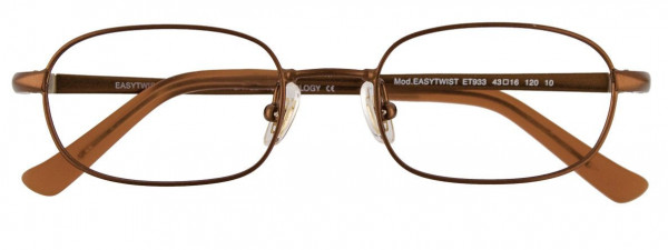 EasyTwist ET933 Eyeglasses, 010 - Satin Copper Brown