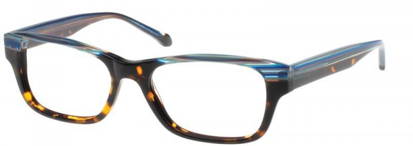 Exces Exces 3103 Eyeglasses, STRIPED BLUE-TORTOISE (312)