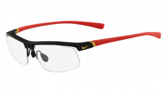 Nike NIKE 7071/3 Eyeglasses, (016) MATTE BLACK/CHALLENGE RED