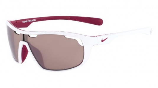 Nike ROAD MACHINE E EV0705 Sunglasses, 153 WHT/BRT MGNTA/MX SPD TINT LENS