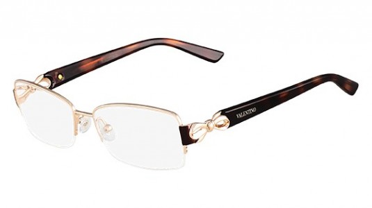 Valentino V2106 Eyeglasses, (780) ROSE GOLD