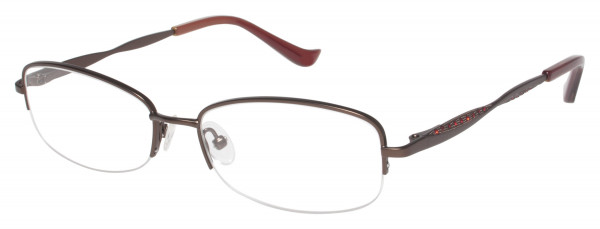 Tura R202 Eyeglasses, Brown (BRN)