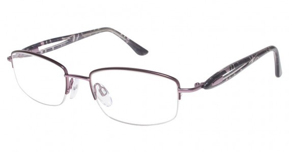 Tura R303 Eyeglasses, PURPLE (GUN)