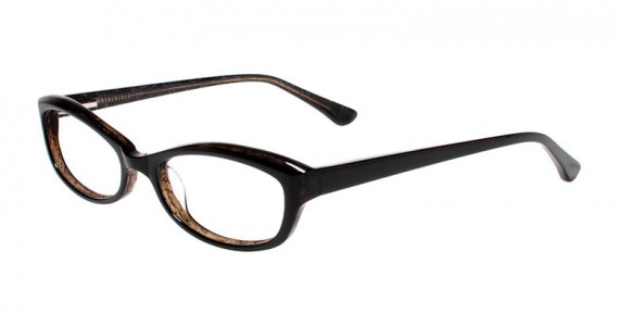 Genesis G5007 Eyeglasses, 001 Black Sparkle