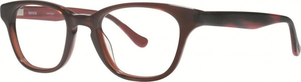 Kensie Contrast Eyeglasses, Brown