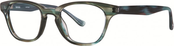 Kensie Contrast Eyeglasses, Emerald